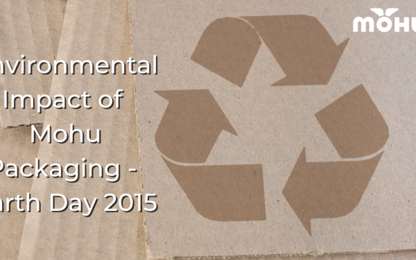 Recycle sign on corrugated recyclables, Environmental Impact of Mohu Packaging - Earth Day 2015