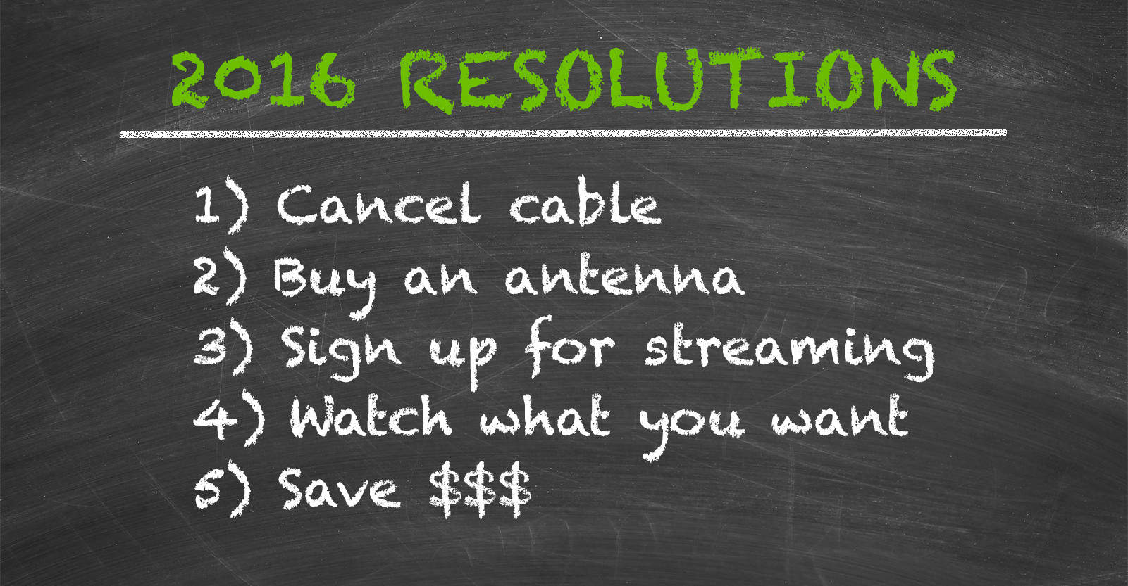 2016 Resolutions