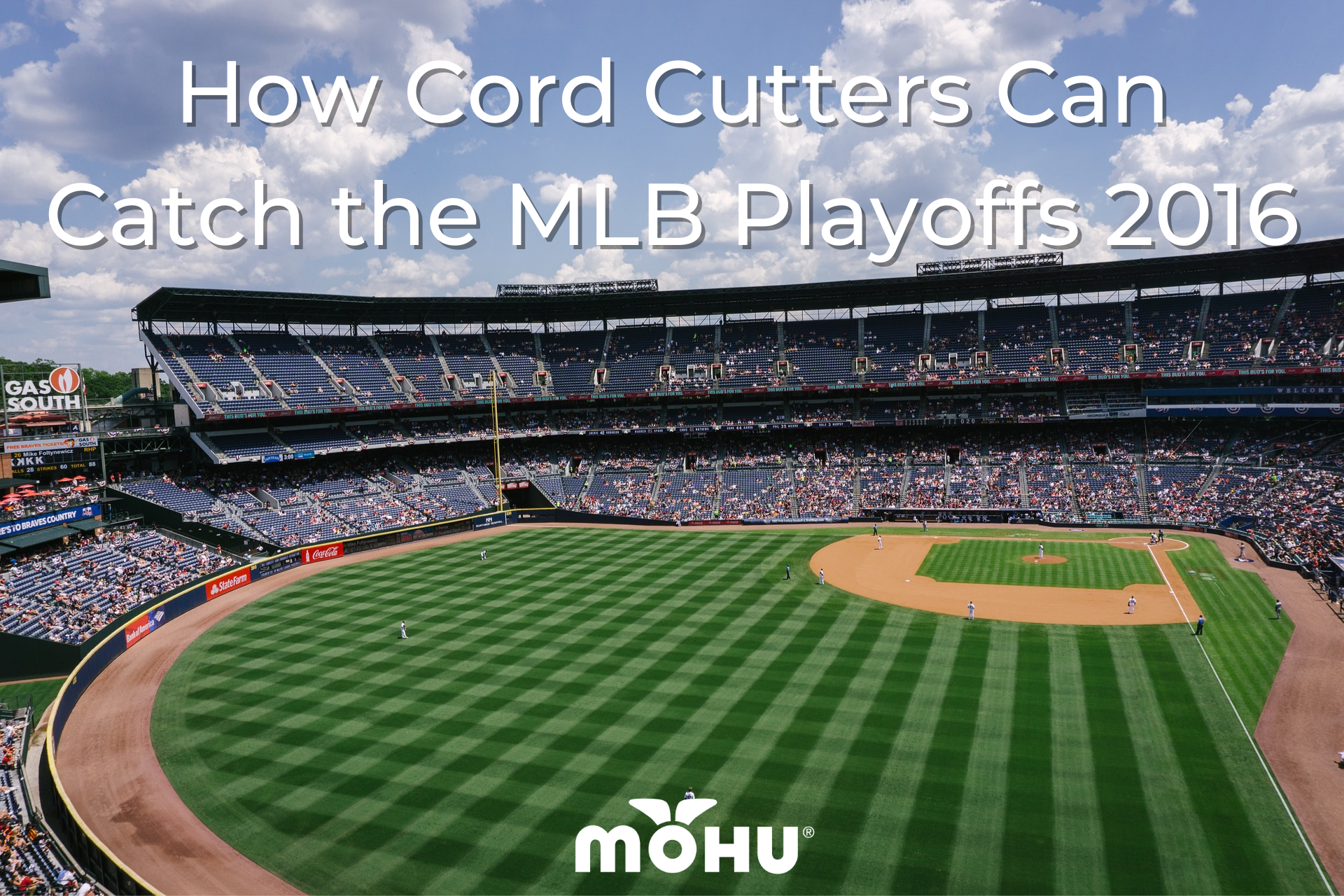 Baseball field, How Cord Cutters Can Catch the MLB Playoffs 2016 with Mohu logo